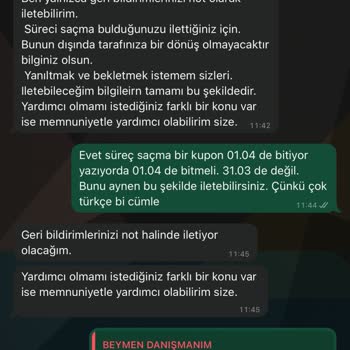 Beymen'de Kupon Süresi Yanıltmacası