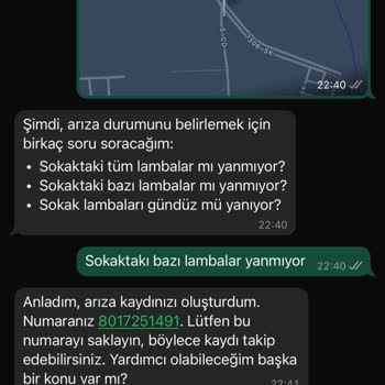 Sokak Lambası Arızası Nedeniyle Kamera Sorunları