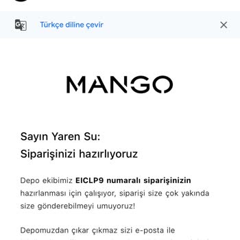 Mango Online Alışverişte Stok Ve İade Sorunu
