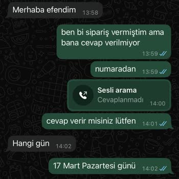 Siparişim İki Haftadır Teslim Edilmiyor Ve İletişim Kurulamıyor