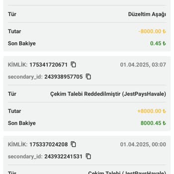 Çekim Talebinde Gecikme