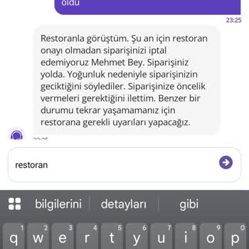 Getir Uygulamasında Sipariş Ve İptal Sorunları