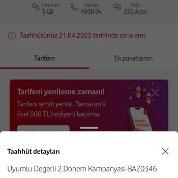 Vodafone'un Taahhüt Süresi Ve Fiyat Politikaları Müşterileri Mağdur Ediyor
