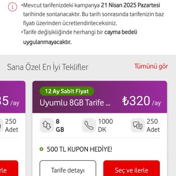 Vodafone'un Taahhüt Süresi Ve Fiyat Politikaları Müşterileri Mağdur Ediyor
