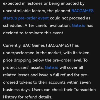 Gate.io Delisted My BACGames Tokens Without Warning - I Lost a Lot of Money