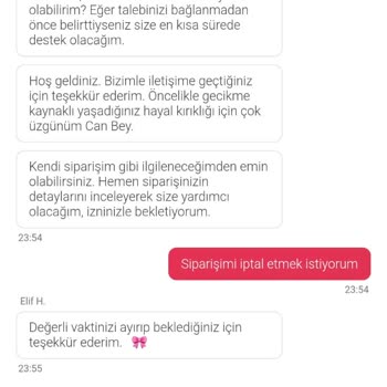 Yemeksepeti Sipariş İptalinde İade Sorunu