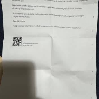 Ceketin Çıtçıt Sorunu Ve Yetersiz Müşteri Hizmeti