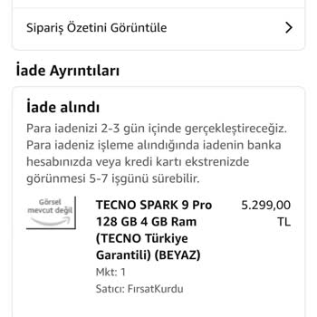 Para İadesi Yapılmayan Kullanılmış Telefon Mağduriyeti