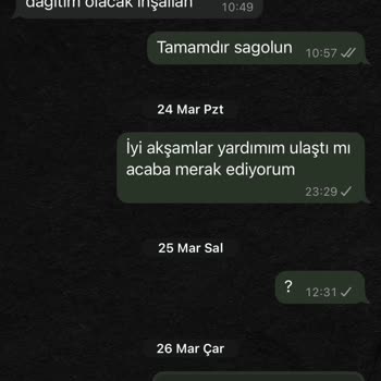 Yardım Kuruluşundan Geri Dönüş Alamama Sorunu