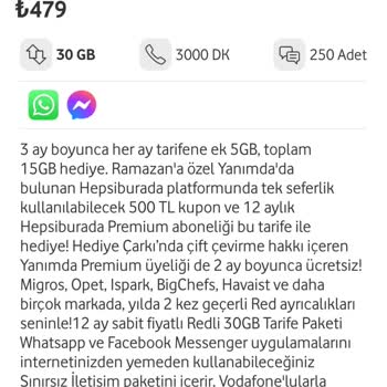 Vodafone'un Dayatılan Tarifeleri Ve Müşteri Memnuniyetsizliği