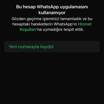 Haksız Hesap Engeli: WhatsApp Yardımınızı Bekliyorum
