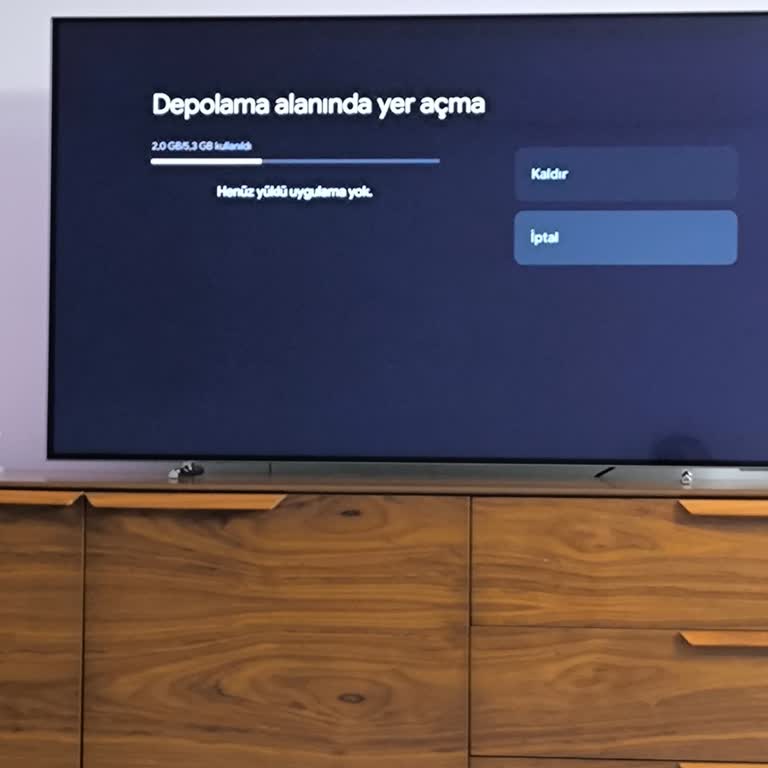 TV Depolama Sorunu Ve Uygulama İndirme Hatası