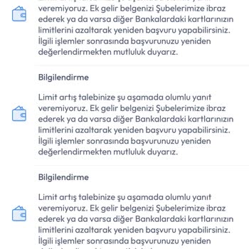 Kredi Kartı Limit Artışı Talebi Sürekli Reddediliyor