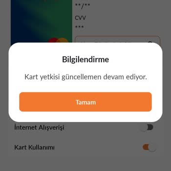 Dijital Kart Yetkisi Güncellenemiyor: Alışveriş Engelini Kaldırın