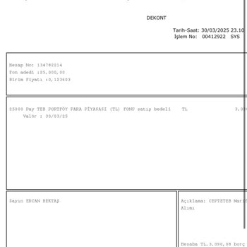 Banka Hesabımdan Bilgim Dışında Yapılan Kesinti