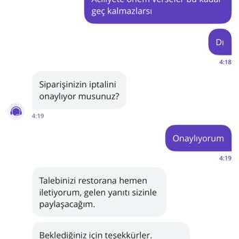 Müşteri Temsilcisi Ve Restoran İlgisizliği