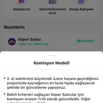 Komisyon İndiriminin Aniden Kaldırılması: Süper Satıcıların Mağduriyeti