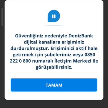 Denizbank Mobil Hesap Kapatma Sorunu