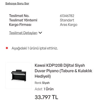 Yanlış İptal Bildirimiyle Karşılaştım