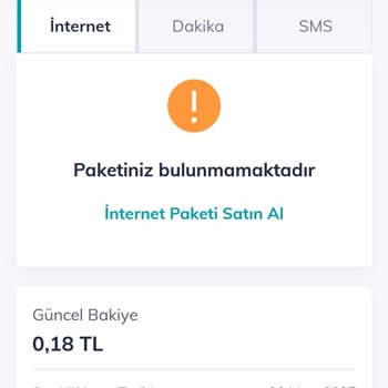 Paket Hatası Ve Acil Çözüm Talebi