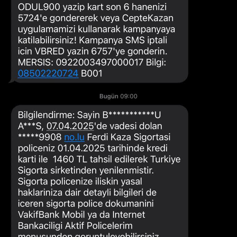 İzinsiz Sigorta Yenilemesi Ve Para Çekimi