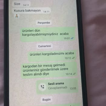 Online Kuruyemiş Siparişimde İletişim Sorunu Ve İade Talebi