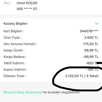 Kusurlu Ürün Ve Eksik İade Ücreti Sorunu
