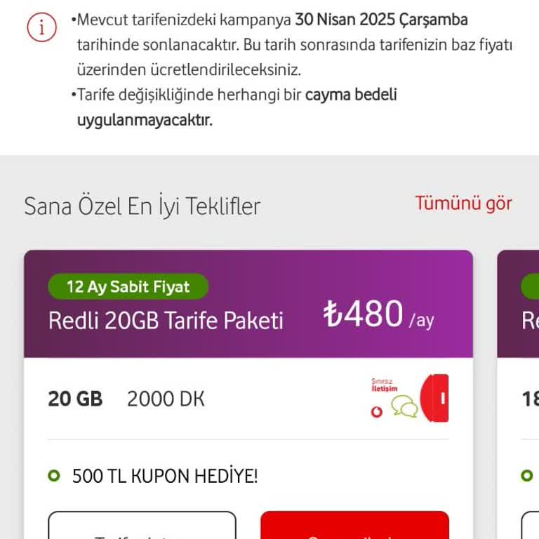 Vodafone'un Fahiş Fiyat Politikası Ve Müşteri Mağduriyeti