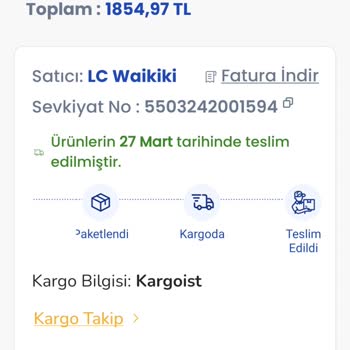 Teslim Edilmeyen Sipariş Ve Cevapsız İletişim: LCW Ve Kargoist İle Yaşanan Sorun