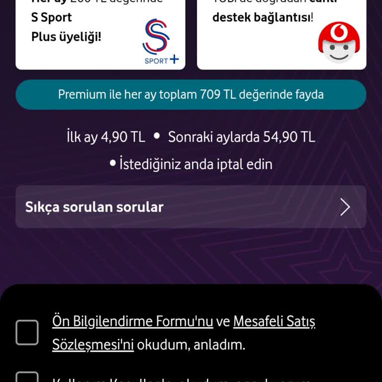 Vodafone'un Tekrarlayan Üyelik Sorunu