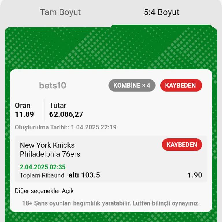 Bets10 Bahis Sonucu Hatalı Gösteriliyor
