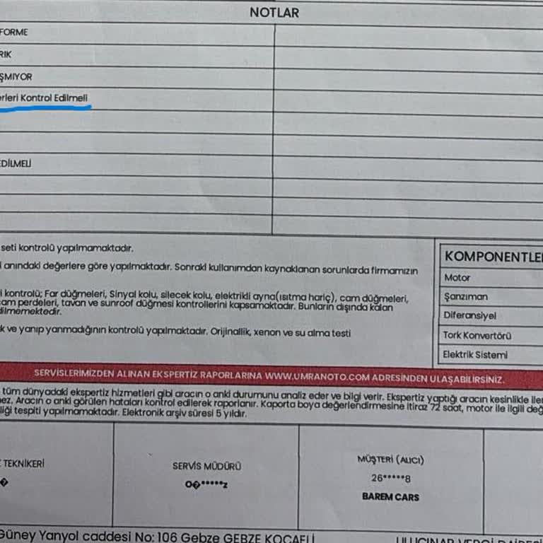 Ekspertiz Raporundaki Eksiklikler Ve Yanıltıcı Bilgilendirme