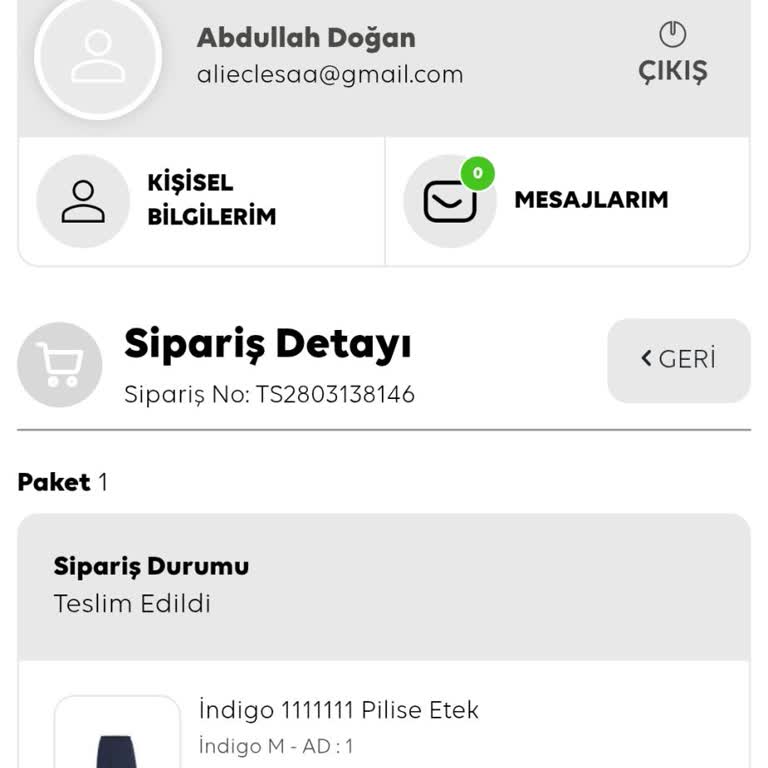 Eksik Ürün Teslimatı Ve Yanlış Bilgilendirme Sorunu