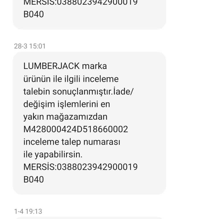 Yanlış İşlem: Ürün Değişimi Yerine Çek Verildi