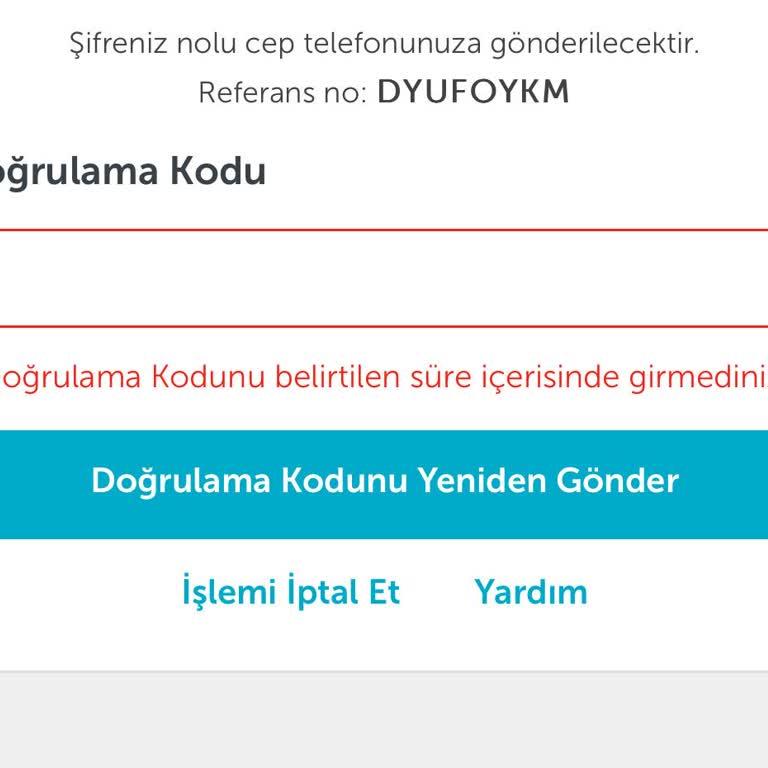 Doğrulama Kodu Engeli: İşlemler Durma Noktasında