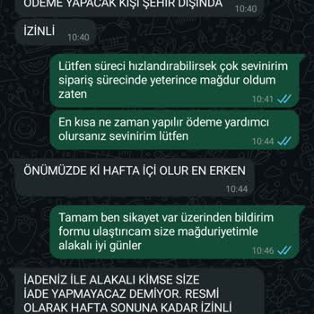 Stil Moto'da İletişim Ve İade Sürecinde Yaşanan Sorunlar