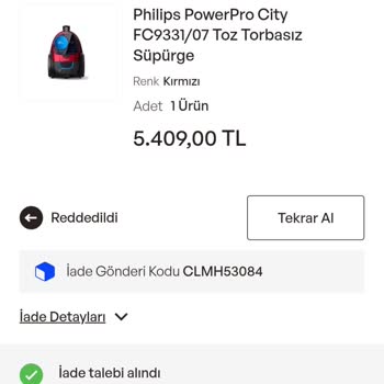 Eksik Paketleme Ve İade Sürecinde Sorunlar