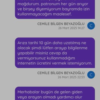 Uzun Süreli İnternet Kesintisi Ve Yetersiz Destek