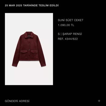 Zara Online Alışverişte Eksik Bilgilendirme Ve Renk Bırakan Ürün Sorunu