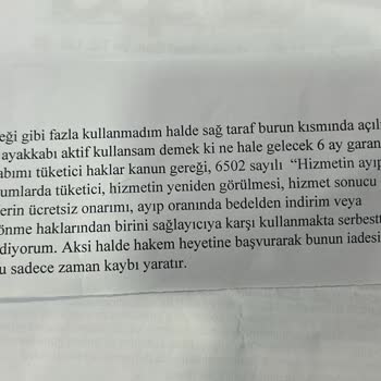 Garanti Kapsamında Destek Vermeyen Firma