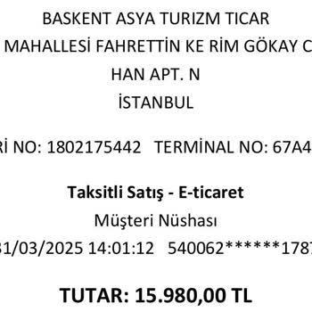 Ankara Çıkışlı Tur Aldatmacası Ve İade Sorunu