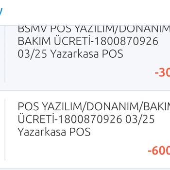 Yapı Kredi Bankası'ndan Haksız POS Cihazı Bakım Ücreti Kesintisi
