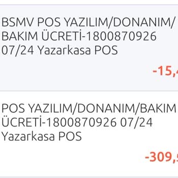 Yapı Kredi Bankası'ndan Haksız POS Cihazı Bakım Ücreti Kesintisi