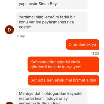 Migros Yemek'te Eksik Sipariş Ve Yetersiz Çözüm