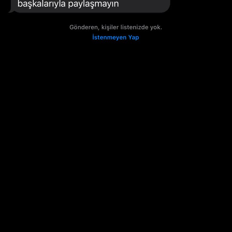 Yanlış Gönderilen Mesajla İlgili Şikayetim