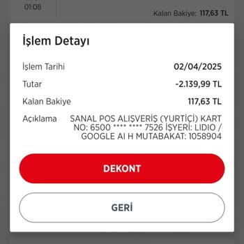 İzinsiz Para Çekimi: 2.140 TL Hemen İade Edilsin