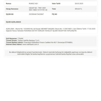 Ödenen Faturaların Sistemde Görünmemesi Sorunu