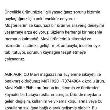 Ürün Kalitesizliği Ve Haksız İnceleme Sonucu