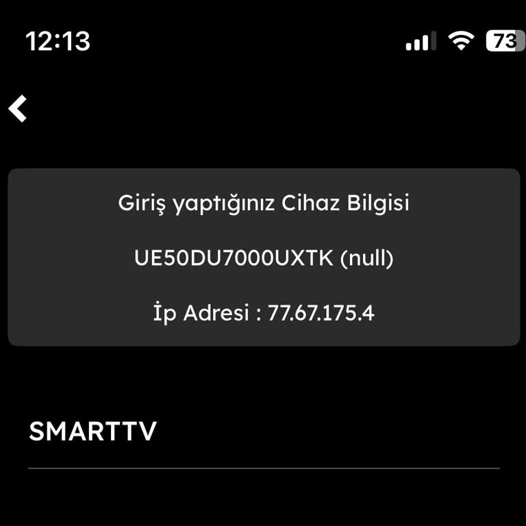 Smart TV'de Maç İzleme Sorunu