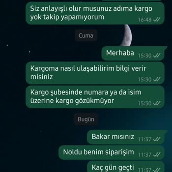Kargo Bilgisi Alınamayan Sipariş Ve İlgisiz Müşteri Hizmetleri